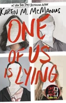 Book cover for One of us is lying